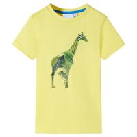 VidaXL Kindershirt 128 geel - thumbnail