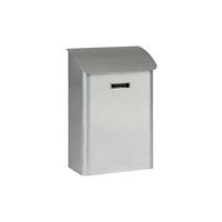 Practo Garden - Brievenbus - Leeds - Gelakt staal - Zilvergrijs - thumbnail