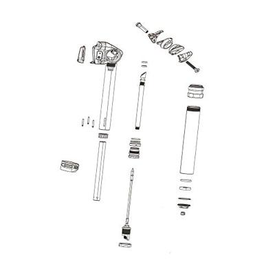 ROCKSHOX geleidepin pin rs size 5 3pcs. reverb gr.5 3pcs
