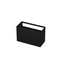 INK - Onderkast 2 Laden Push To Open 65cm Gelakt - 1000x450x650 Mm - Mat Zwart - thumbnail