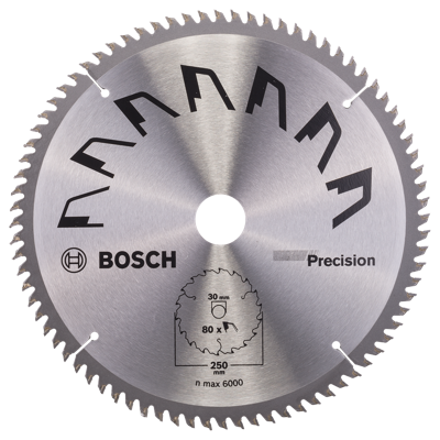 Bosch Accessoires Cirkelzaagblad Precision 250X2X30/-,T80 - 2609256882 Bosch Accessoires Cirkelzaagblad Precision 250X2X30/-,T80 - 2609256882