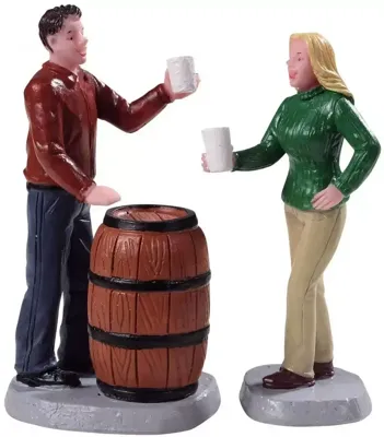 Kerstfiguur Cheers set of 2 LEMAX - Lemax