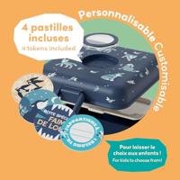 Kinderbrooddoos - MONBENTO - Inclusief bestek - BPA-vrij - Snacky Wolf - thumbnail