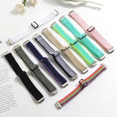 FitBit Charge 5 & 6 Elastische solo loop nylon bandje - Multicolor FitBit Charge 5 & 6 Elastische solo loop nylon bandje - Multicolor