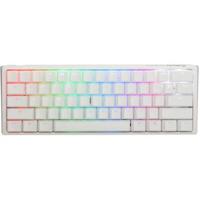 Ducky one 3 classic pure white mini, toetsenbord (wit, us lay-out, cherry mx red, rgb led, double-shot pbt, hot-swappable, quack mechanics, 60%) - thumbnail