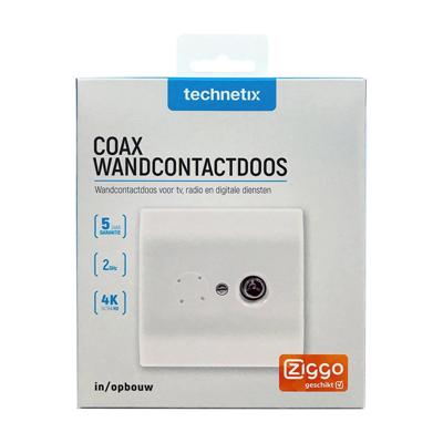 Technetix Coax Wandcontactdoos Technetix Coax Wandcontactdoos