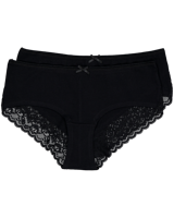 Lacy Hipster - Zwart - thumbnail