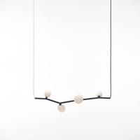 Brokis Ivy Horizontal 4 Hanglamp - Grijs - Wit - thumbnail
