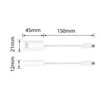 ACT 0,15 meter mini displayport male naar hdmi-a female - thumbnail