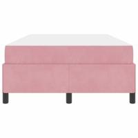 Bedframe met matras Roze en wit 120 x 200 cm Fluweel - thumbnail