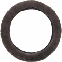 Grijze schapenvacht autostuurhoes - thumbnail