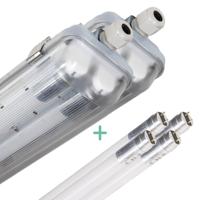 2 PACK -LED's Light Dubbele LED TL lamp 150 cm - compleet met LED buizen - Binnen en buiten - 6120 lm - 2x16.5W - 4000K - 185lm/w - Energielabel B - thumbnail