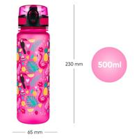Baagl Flamingo Drinkfles 500ml - thumbnail