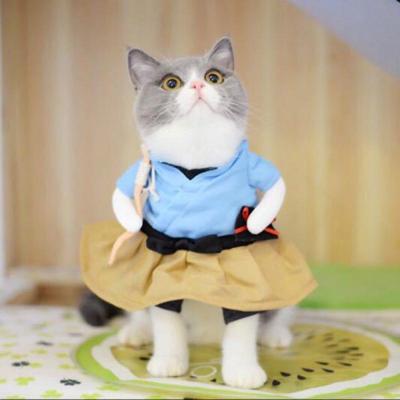 Grappige kat hond kostuum uniform pak kat kleren kostuum puppy kleding dressing up pak partij kleding voor kat cosplay kleren maat: M (Urashima Taro) Grappige kat hond kostuum uniform pak kat kleren kostuum puppy kleding dressing up pak partij kleding voor kat cosplay kleren maat: M (Urashima Taro)