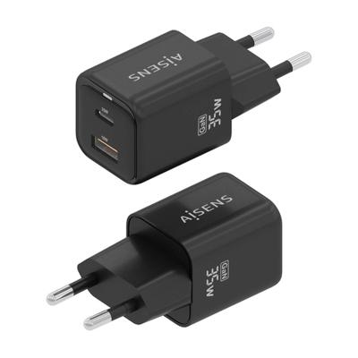 Oplader Aisens ASCH-35W2P025-BK Zwart 35 W (1 Stuks) - thumbnail