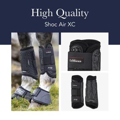 LeMieux ShocAir beenbeschermers voor zwart maat:m