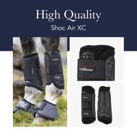 LeMieux ShocAir beenbeschermers voor zwart maat:m - thumbnail