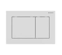 Geberit Omega 20 (ex Omega 30) bedieningspaneel mat wit voor Geberit Omega inbouwreservoir 12cm - thumbnail