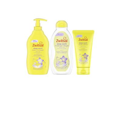 Zwitsal Baby Slaap Zacht Set - 400 ml + 200 ml + 200 ml - Voordeelverpakking