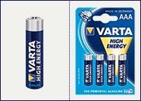 Batterijen Varta AAA LR03 1,5 V (10 Stuks) - thumbnail