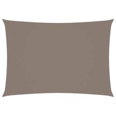 Zonnescherm rechthoekig 3x4 m oxford stof taupe