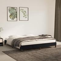 Bedframe zonder matras 180x200 cm fluweel zwart - thumbnail