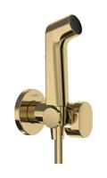 Hansgrohe bidethanddouche 1jet S EcoSmart voor koud water met porter en doucheslang 125 cm, Polished Gold-Optic - thumbnail