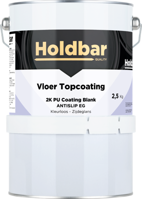 Holdbar Vloer Topcoating Zijdeglans Antislip (Extra grof) 2,5 kg