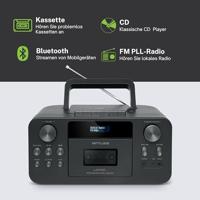 Muse M-182DB - Draagbare Bluetooth, DAB+, CD en Cassette speler - thumbnail