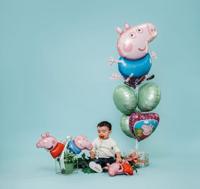 Airwalker &apos;George&apos; Peppa Pig Folieballon (76cm) - thumbnail