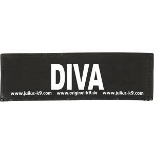 Julius-K9 tekstlabel Diva 11 x 3 cm Julius-K9 tekstlabel Diva 11 x 3 cm