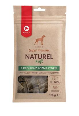 MACED Naturel Zacht Konijn met Rozemarijn - Hondensnoepje - 100g