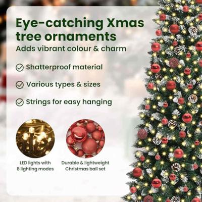 Kunstkerstboom met 300 LED Groen 180 cm PVC en Plastic en Staal