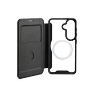 4Smarts Booklet Samsung Galaxy S26 Zwart, Transparant Inductieve lading - thumbnail