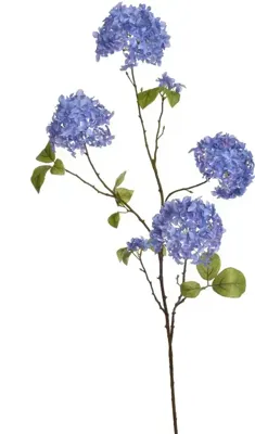 Pure Royal kunsttak hortensia 110cm blauw