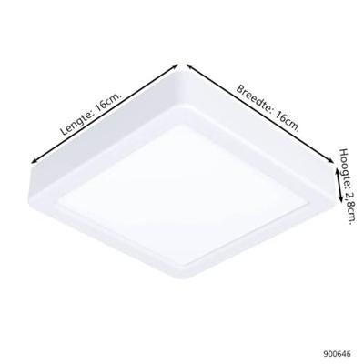 Eglo Badkamer lamp Fueva 5 IP44 - Wit - 16cm 900646