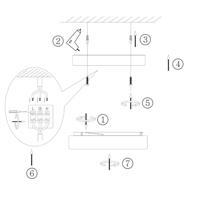 Steinhauer PlafonniereCeiling 22cm 2950K metaalgrijs - 1363ST - thumbnail