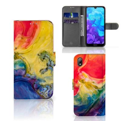Hoesje Huawei Y5 (2019) Watercolor Dark Hoesje Huawei Y5 (2019) Watercolor Dark