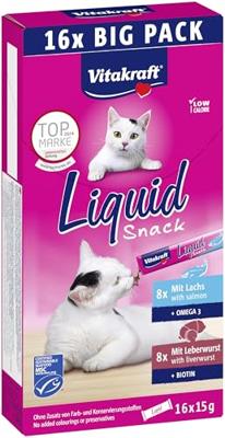 Liquid snack mp leverworst zalm msc Vitakraft - Vitakraft