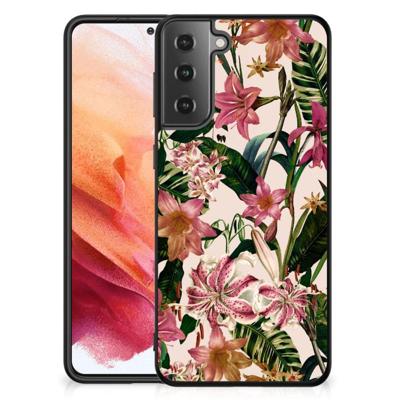 Samsung Galaxy S21 Bloemen Hoesje Flowers Samsung Galaxy S21 Bloemen Hoesje Flowers