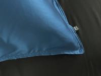 Face-2-Face Katoen satijnen dekbedovertrek Satinado (marineblauw, 135 x 200 cm) - thumbnail