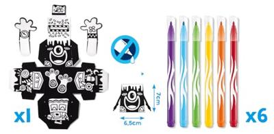 Joustra Maped creatief fluweel kleuren en maak een spaarpot