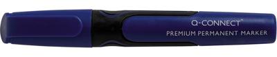 Q-CONNECT Premium permanent marker, 3 mm, ronde punt, blauw