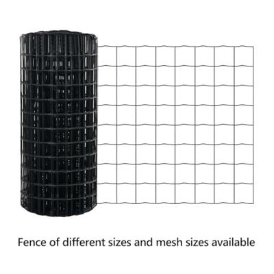 VidaXL Euro hek grijs 0,6 x 10 m pvc-gecoat ijzer