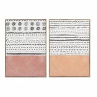 Schilderij DKD Home Decor S3017896 (2 Stuks) (50 x 3 x 70 cm) - thumbnail