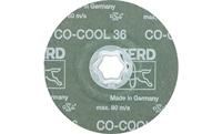 PFERD TOOLS 64193103 Combiclick keramische korrel fiberschijf Ø 125 mm Co-Cool 36 voor roestvrij staal Diameter 125 mm - thumbnail