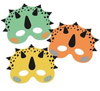 Folat BV Maskers dino roars, 6st. - thumbnail