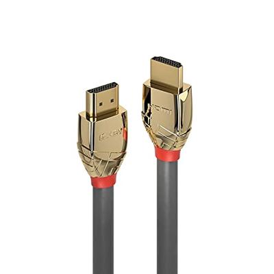 LINDY HDMI Aansluitkabel HDMI-A-stekker, HDMI-A-stekker 5.00 m Grijs 37864 4K UHD HDMI-kabel