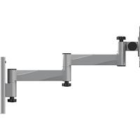SpeaKa Professional SP-WMM-202 Monitor-wandbeugel 1-voudig 33,0 cm (13) - 76,2 cm (30) Zilver Kantelbaar, Zwenkbaar - thumbnail