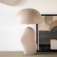 By-Boo Tafellamp 'Aizu' 48cm hoog, kleur Taupe - thumbnail